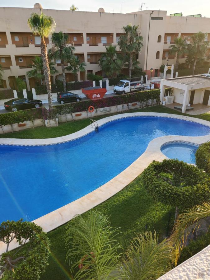 Apartamento ¡Bajo extraordinario con vistas a la piscina y terraza! Vera Exterior foto