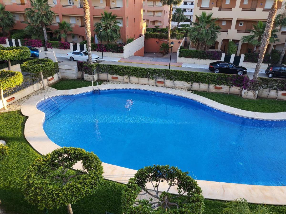 Apartamento ¡Bajo extraordinario con vistas a la piscina y terraza! Vera Exterior foto